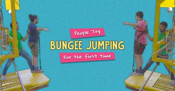 People Try Bungee Jumping For The First Time | Ft. Kanishk & Kaustubh