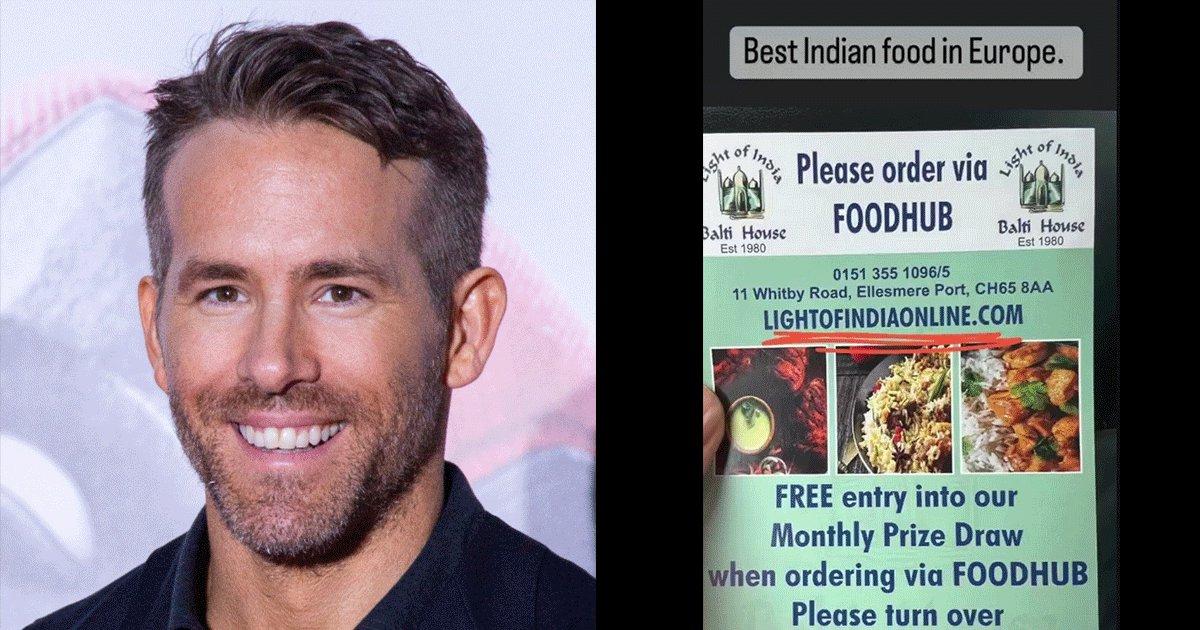 Ryan Reynolds Said This Eatery Has The Best Indian Food In Europe & Now We All Want To Visit