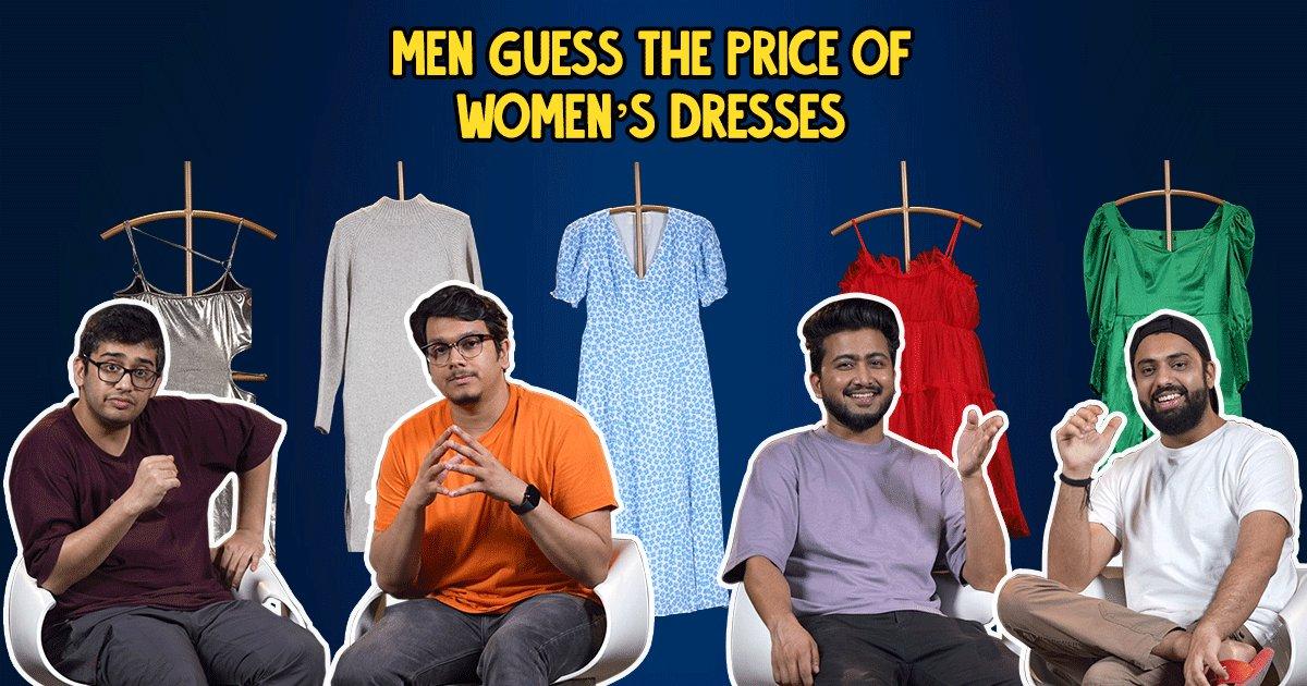 Men Guess The Price Of Women’s Dresses