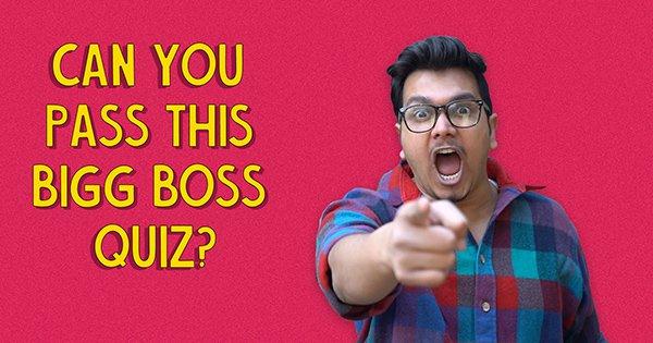 Can You Pass This Bigg Boss Quiz?