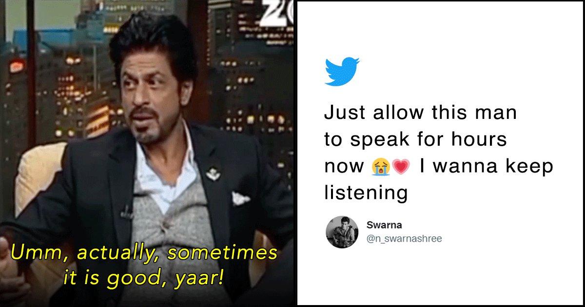 This Old Video Of Shah Rukh Khan Making Fun Of The Boycott Trend Is Going Viral