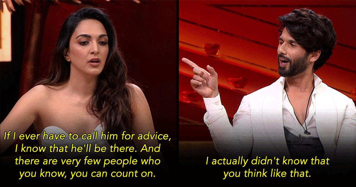 10 Of the Best Moments From Koffee With Karan S7 Episode 8 Ft. Kiara Advani & Shahid Kapoor
