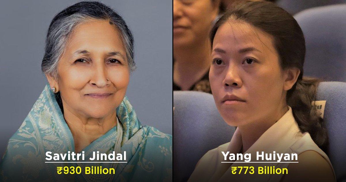 From India’s Savitri Jindal To China’s Yang Huiyan, Here Are The 7 Richest Women In Asia