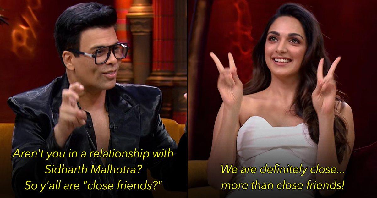10 Koffee With Karan Moments Where We Realised Kiara Advani Is The Sweetest Person In Bollywood