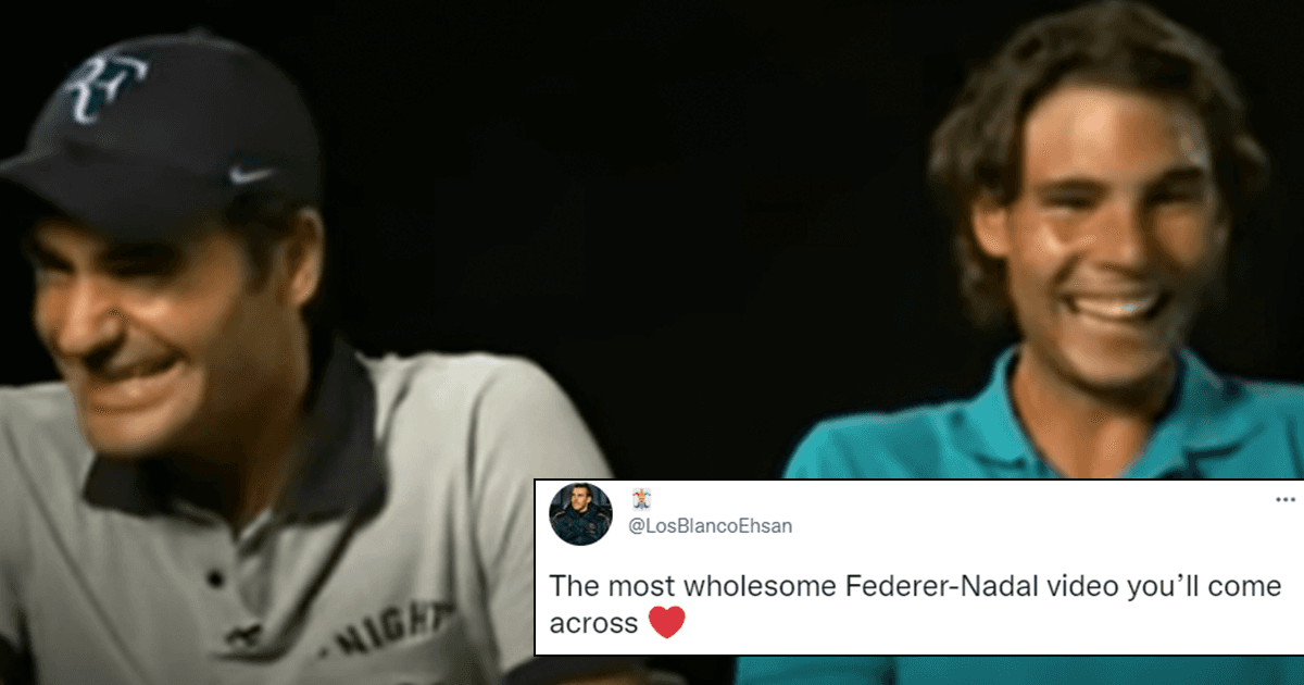 This Video Of Federer & Nadal Behaving Like Children Is Going Viral After The GOAT’s Retirement