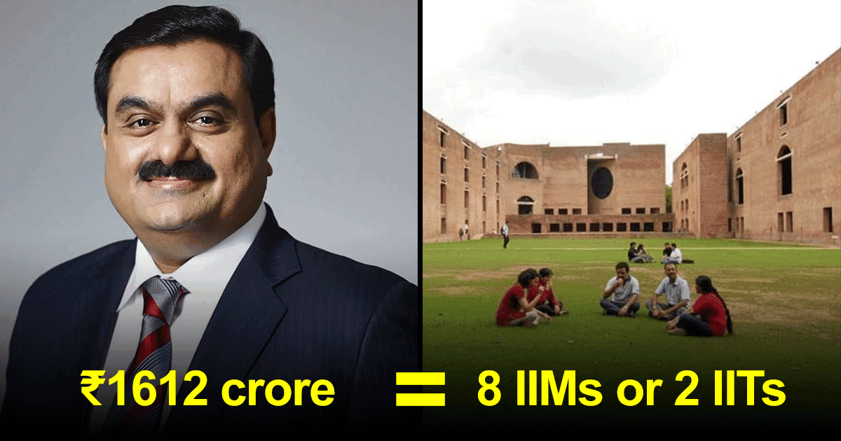 Gautam Adani Earned ₹1,612 Crores Per Day In 2021, Here’s What Can Be Done With That Money