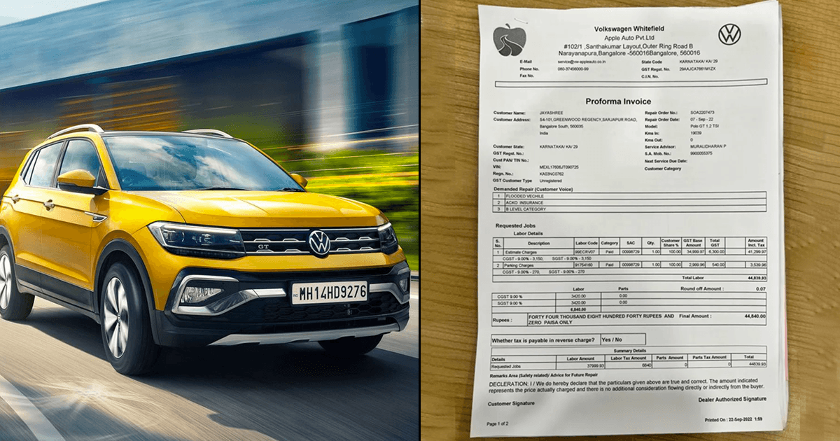 This Bengaluru Man Was Given A ₹22 Lakh Repair Estimate For A Car He Bought For ₹11 Lakh