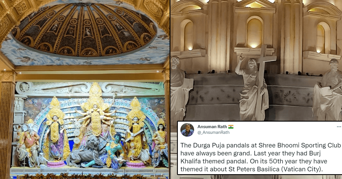 Kolkata Has Created A ‘Vatican City’ Themed Durga Pujo Pandal & We’re In Complete Awe