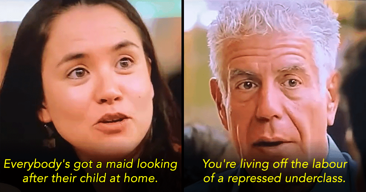 Watch Anthony Bourdain Bashing Singaporeans With “Maids” Before Calling Yourself Self-Reliant