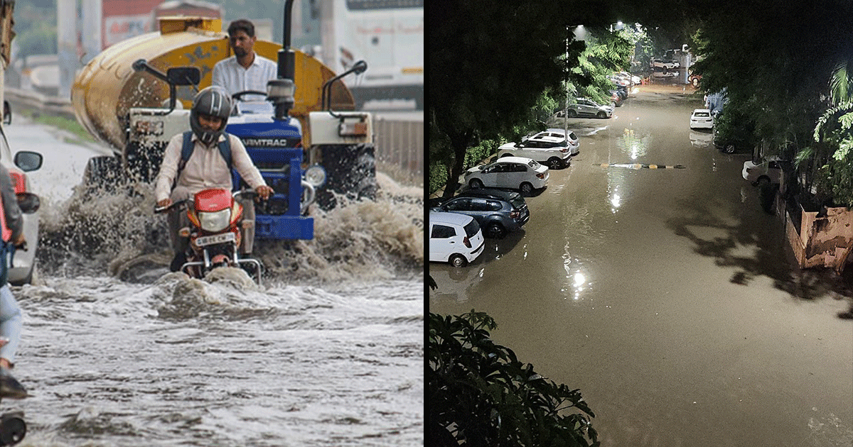22 Visuals Of The Heavy Rains That Have Covered Delhi-Gurgaon