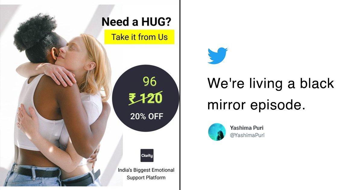 This Indian App Where You Pay For Hugs Is Reminding Desis Of A Black Mirror Episode