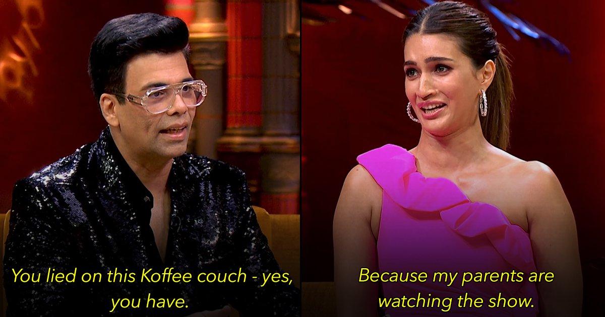 8 Times Every Desi Person Could Relate To Kriti Sanon On Koffee With Karan Season 7