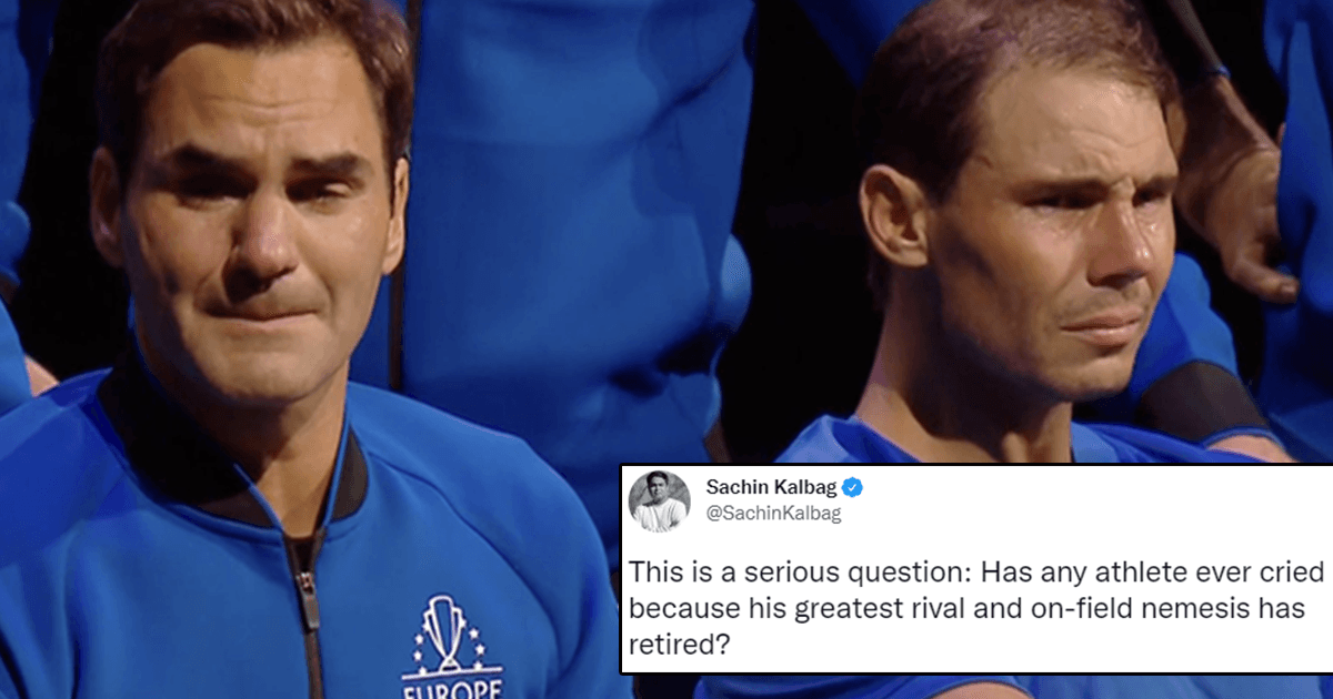 This Viral Clip Of Roger Federer & Rafael Nadal Crying Together Will Make Your Hearts Weep