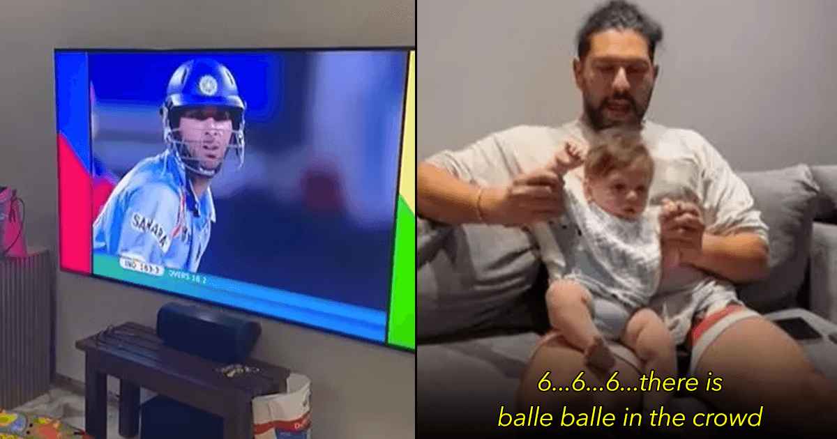 Watch: Yuvraj Singh Revisiting His Iconic 6 Sixes With Son Orion Is So Cute, We Can’t Handle