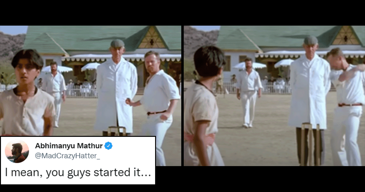 Amid Heated Debate On Mankading, Indians Are Sharing This Iconic Scene From Lagaan & It’s Roast Max