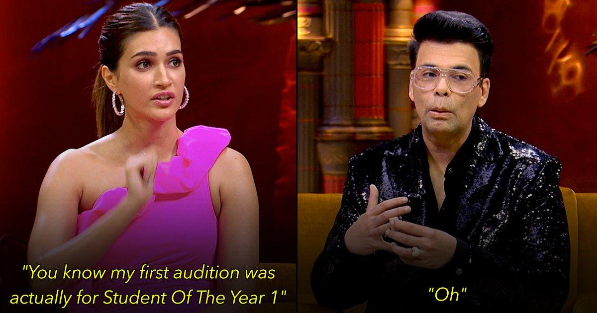 12 Of The Best Moments From Koffee With Karan With Kriti Sanon & Tiger Shroff