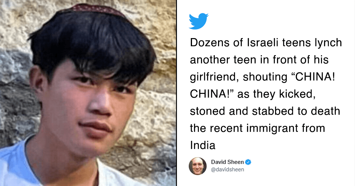 Israeli Teens Lynch Indian Immigrant After Hurling Racist Abuses At Him