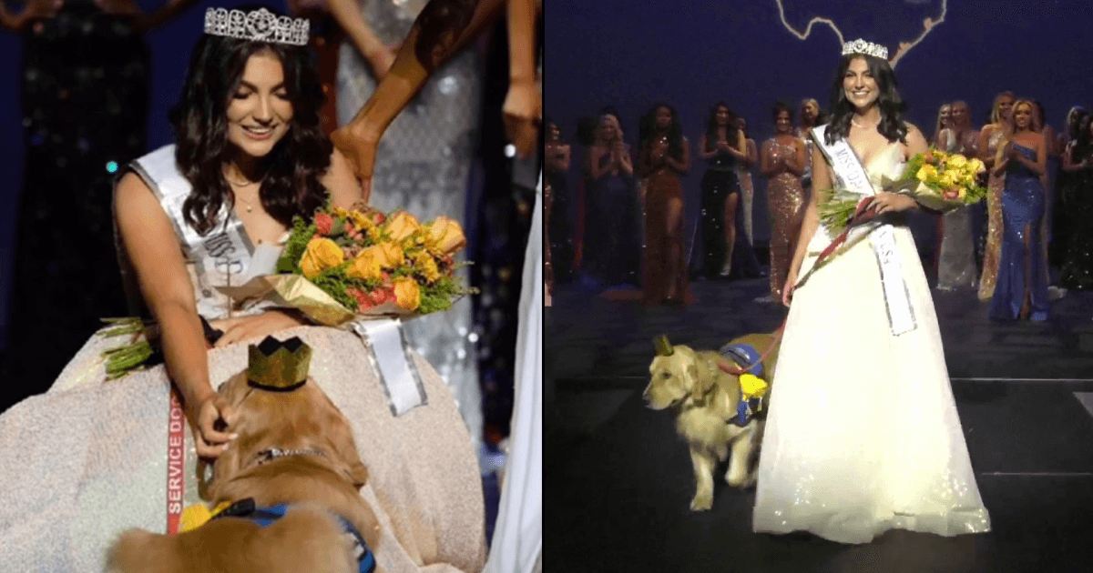 Teen Pageant Winner & Her Service Dog Brady Being Crowned Together Has Left The Internet Happy