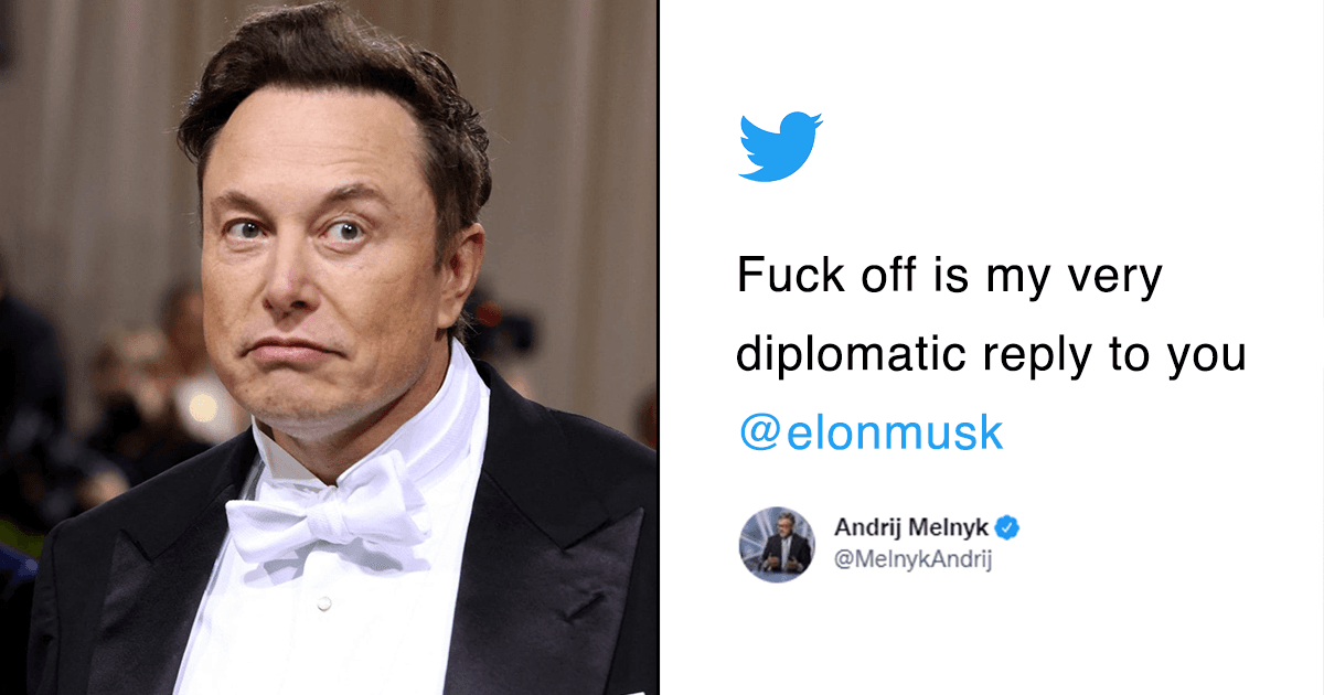 Elon Musk Tries To Solve The Ukraine-Russia Crisis, Gets Told To F**k Off By Ukrainian Ambassador
