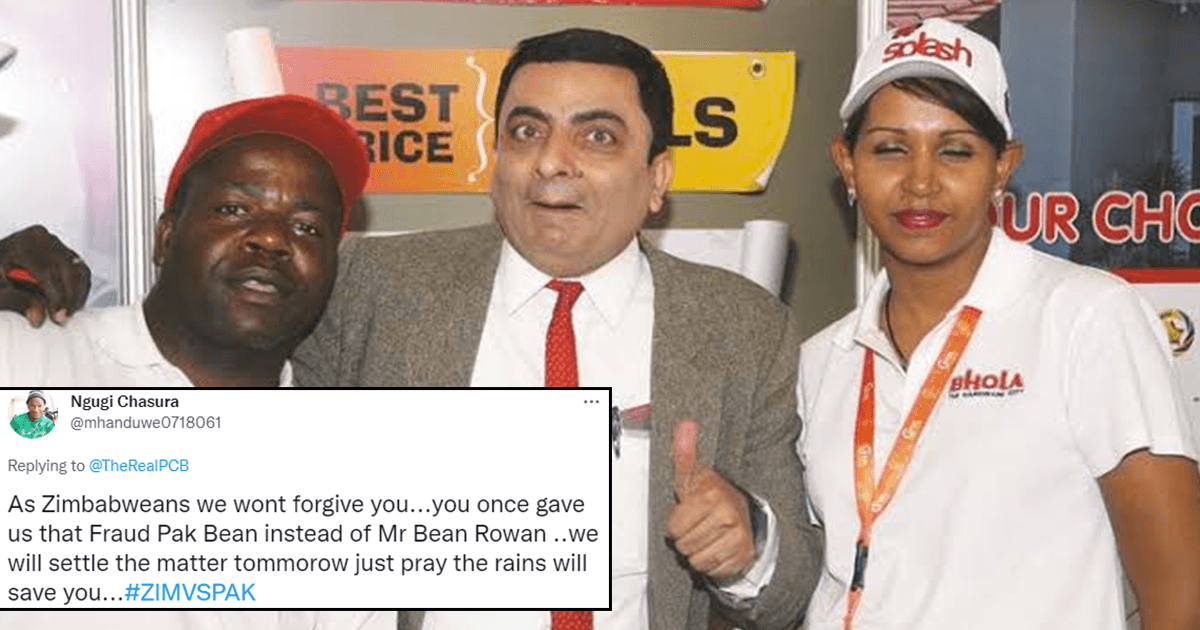 A Fake Mr Bean Has Sprung The World’s Funniest Cricket Rivalry Ahead Of Pak V Zim