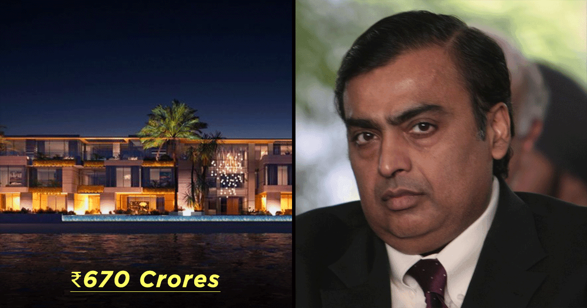This Is The Villa That Surpassed Mukesh Ambani’s Dubai Mansion As The Most Expensive House