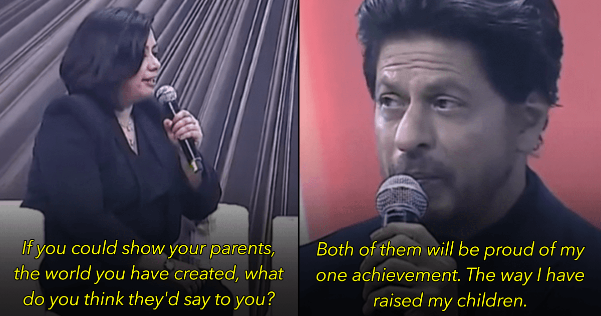 This Statement By Shah Rukh Khan Proves That Nothing Can Beat The Affection Of Your Parents