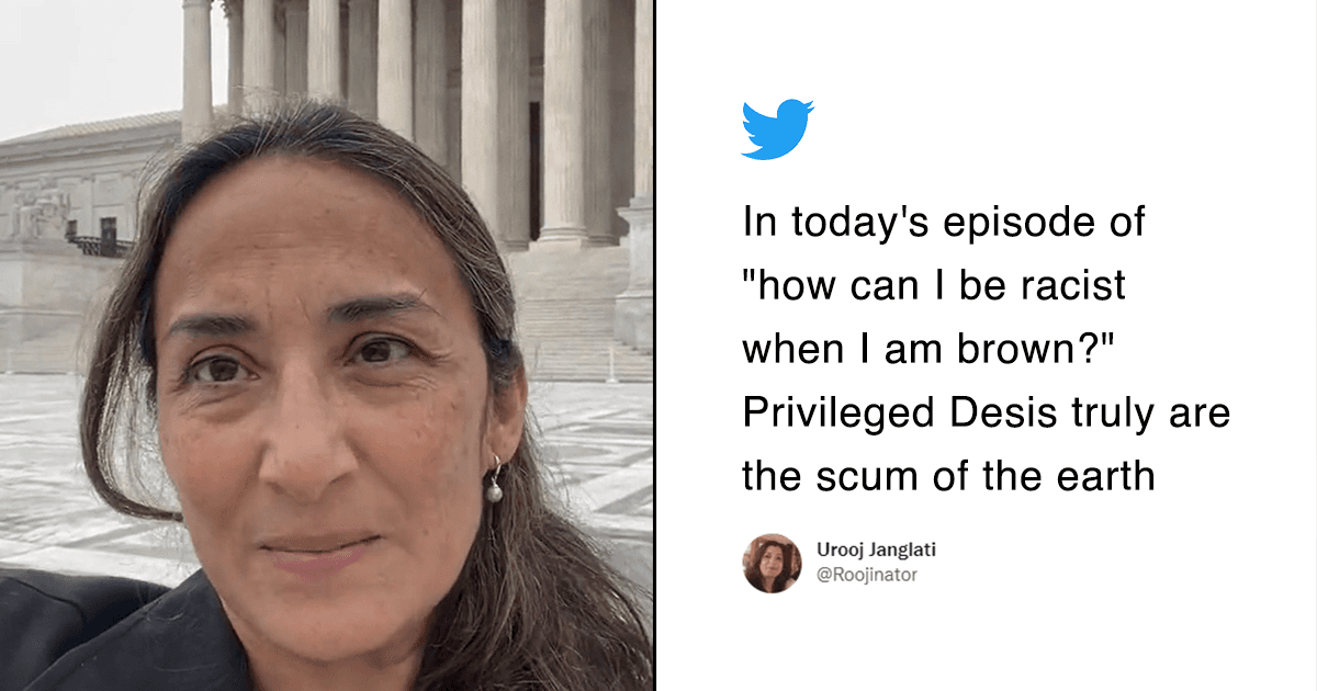 This Indian-American Woman Is Being Called Out On Twitter For Her Anti-Black Sentiments
