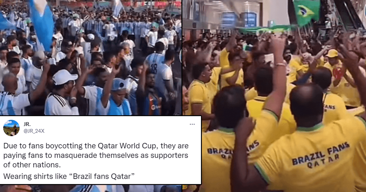 Apparently, Qatar Is Hiring ‘Fake’ Football Fans For Parades Ahead Of The FIFA World Cup. WTAF!