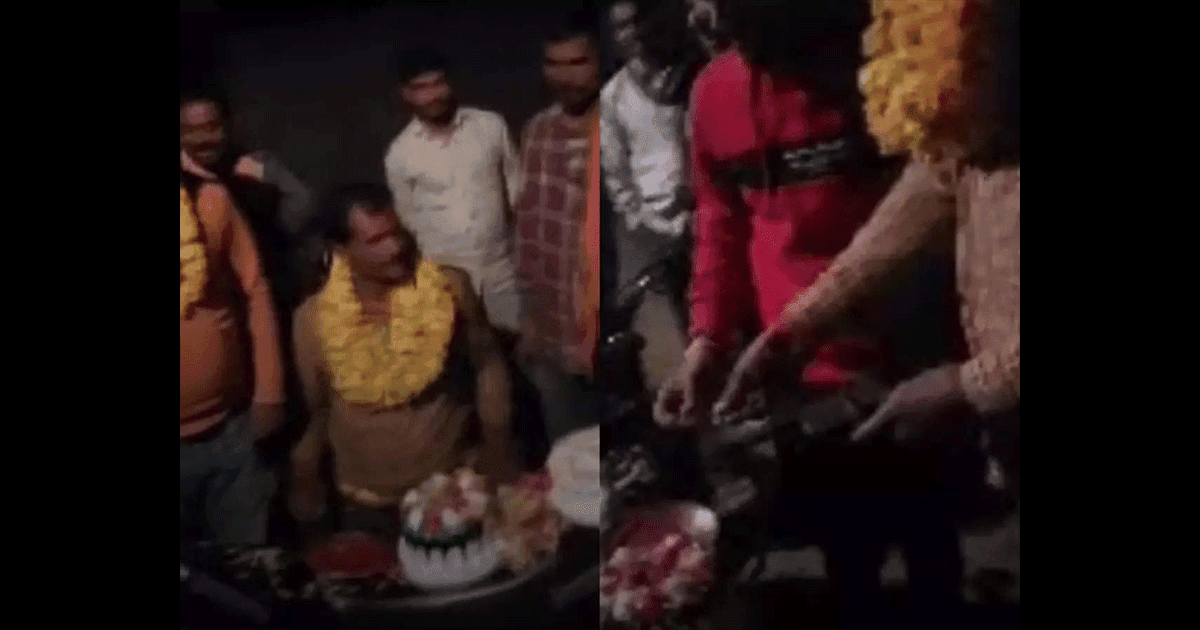 A Village Sarpanch Spent His Birthday In Jail For Cutting His Cake With An Illegal Pistol