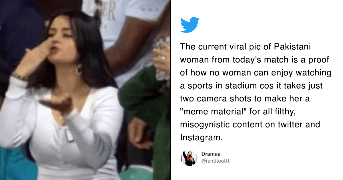 This Girl Went Viral During The Pak Match Yesterday & Now She’s Been Ogled By Desi Men Online