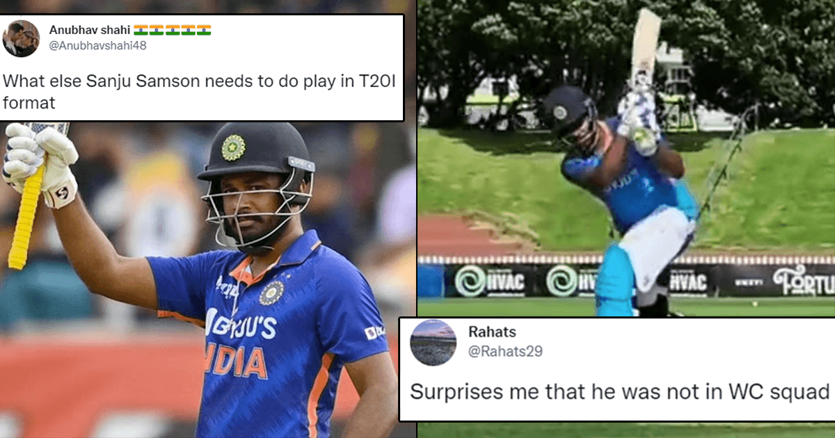 Sanju Samson Acing ‘No-Look Sixes’ In Open Nets & Team India Playing ‘No Look Game’ With Him