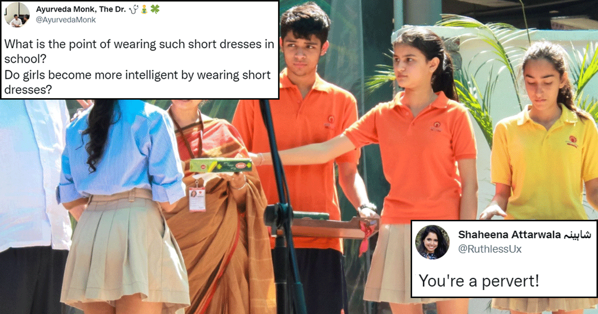 An Ayurveda ‘Doctor’ Questions School Girls On Short Skirts; Gets Schooled For His Misogyny