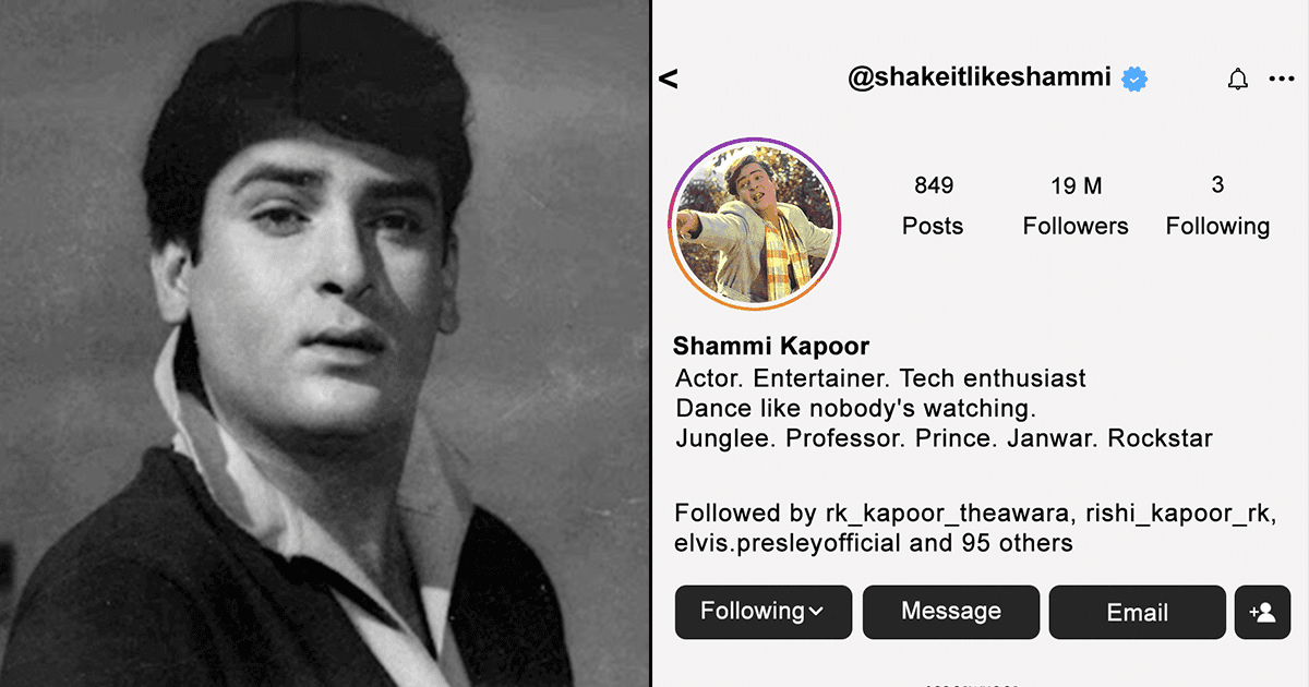 If Yesteryears’ Bollywood Stars Had Instagram, This Is What Their Bios Would Look Like