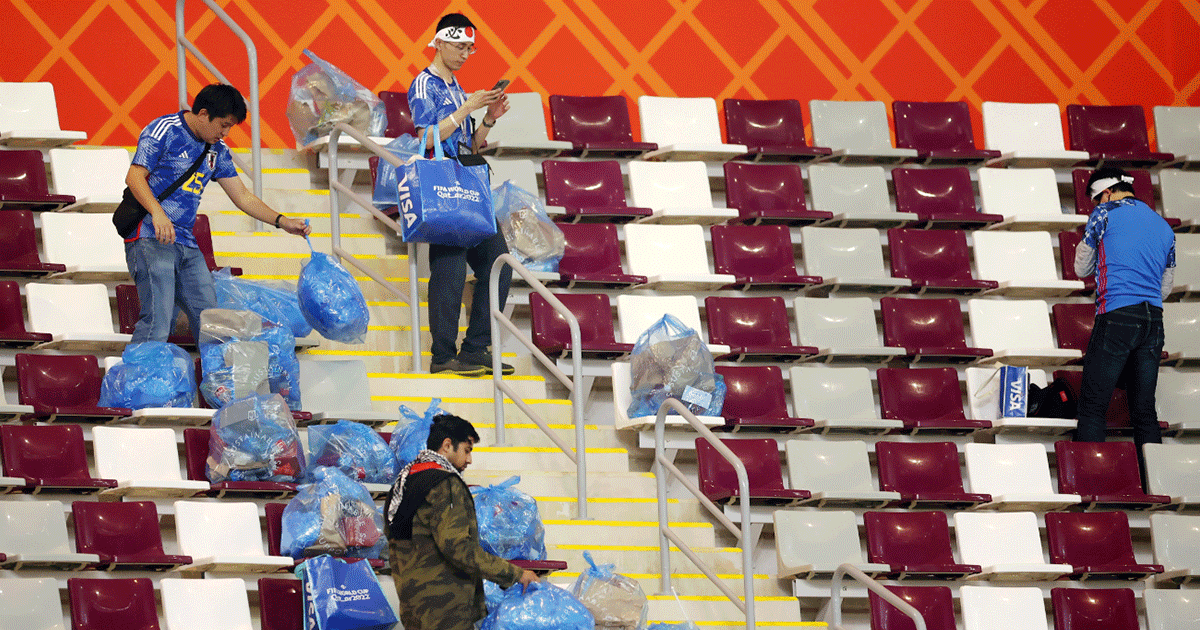 FIFA WC: We Need To Take Notes From The Japanese Who Clean Stadiums & Locker Rooms Before Leaving
