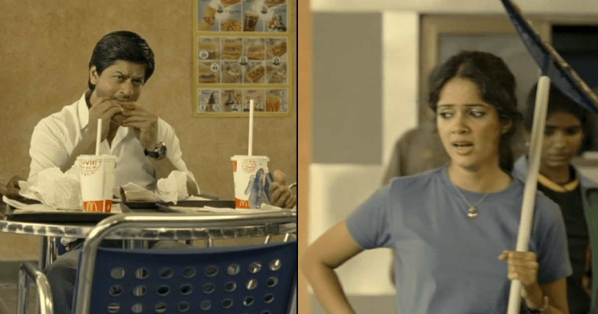 People Are Remembering This Chak De! India Scene Where Women Beat Men While SRK Bites A Burger