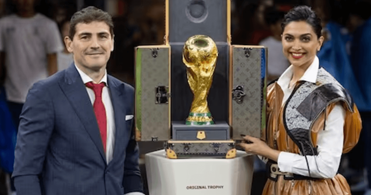Deepika Padukone Unveiled The FIFA World Cup Trophy In Qatar & Desis Couldn’t Be Happier