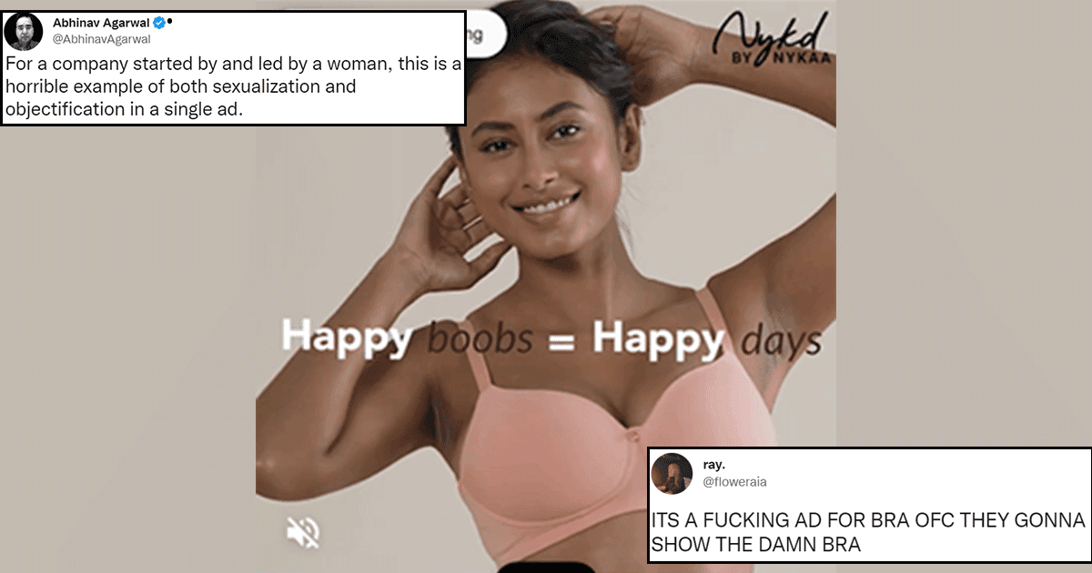 Desi Uncle Gets Offended By A Bra Ad; Women School Him On The Existence Of Breasts