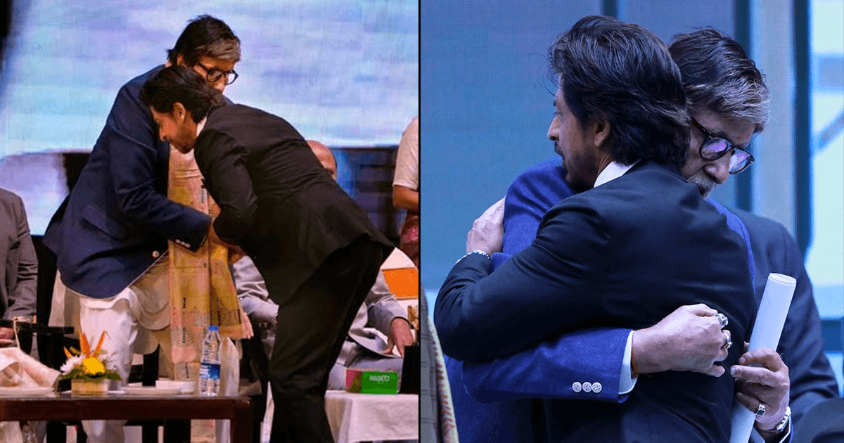 Shah Rukh Khan Won Everyone’s Hearts After Touching Amitabh Bachchan’s Feet At KIFF