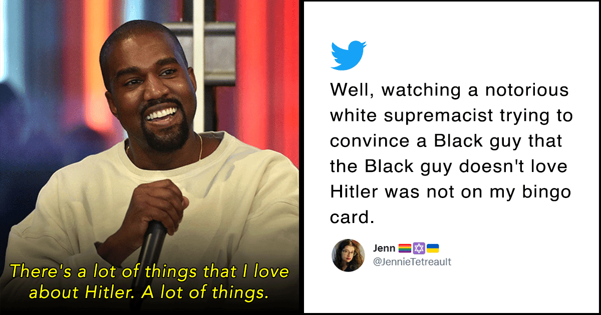 Kanye West ‘Loves A Lot Of Things About Hitler’ & We Just Don’t Know How To React Anymore