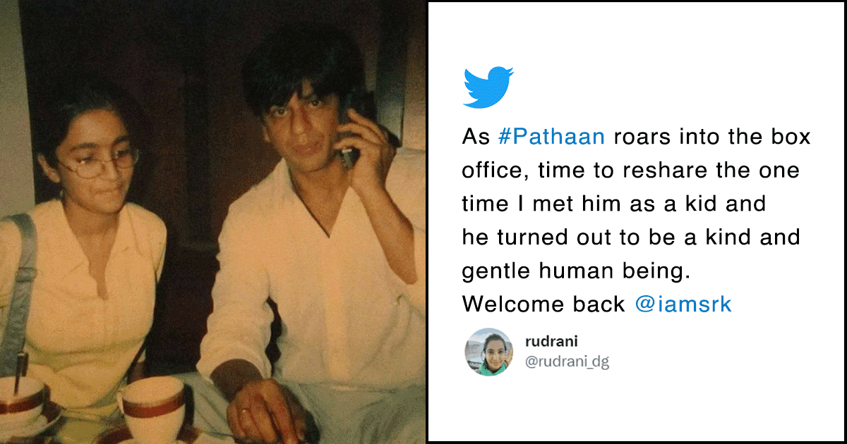 Woman Shares Heartwarming Story Of Meeting SRK As A Kid & It Proves That He’s A True Gentleman