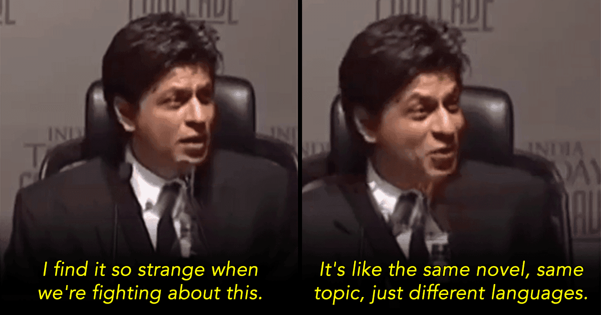 This Old Clip Of SRK On Respecting All Faiths Is Getting All The Love