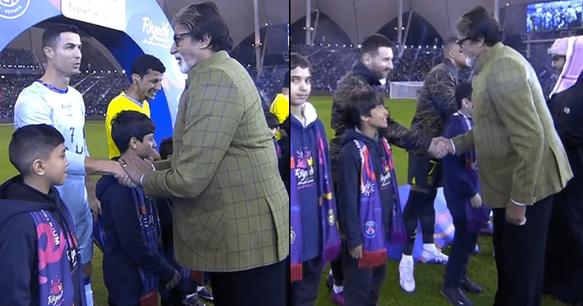 Amitabh Bachchan Meets Ronaldo, Messi & Mbappe; Twitter Asks ‘What’s This Multiverse Of Madness?’