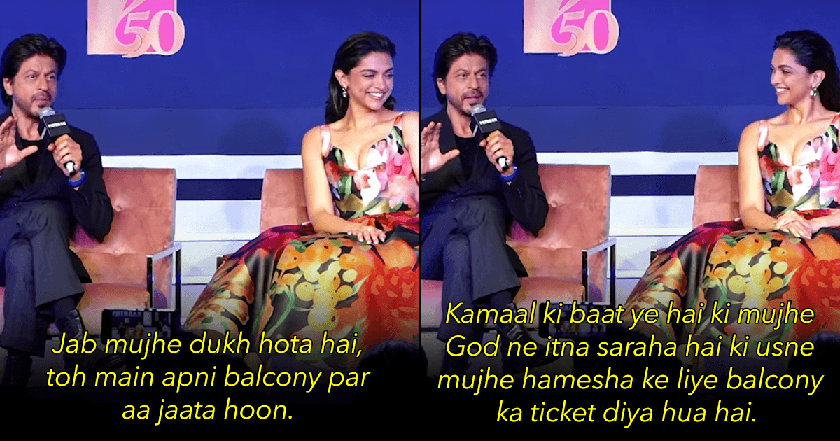 Shah Rukh Khan Is The King, Not Just Of Movies But Also Press Conferences. Here’s Proof