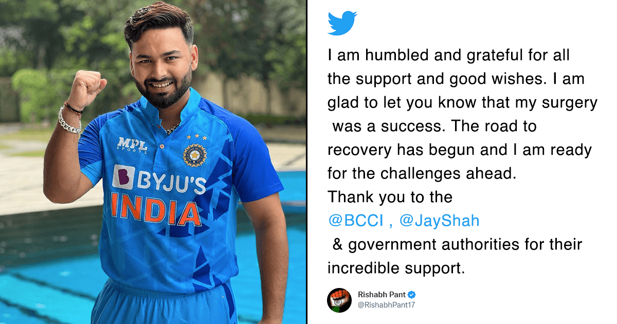 “Ready For The Challenges Ahead”: Rishabh Pant Thanks His Supporters Post Surgery Success