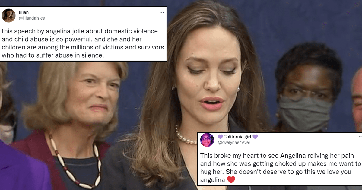 Angelina Jolie’s Old Speech On Domestic Violence & Child Abuse Is Going Viral