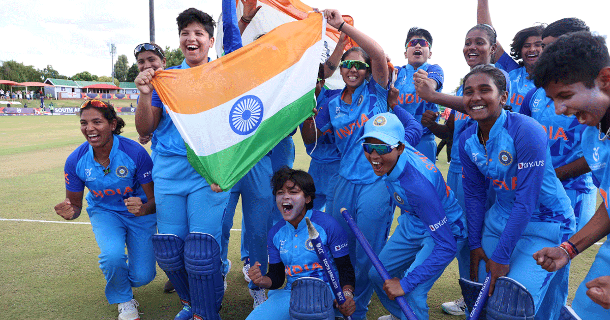 Twitter Is Brimming With Happiness As India Bagged The Inaugural Women’s U19 T20 World Cup Title