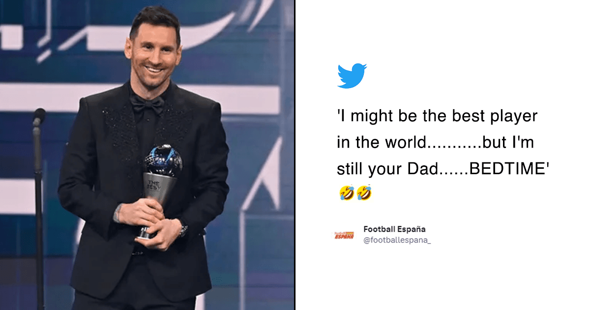 Messi’s Joke At The End Of His Speech Proves Dads Will Always Be Dads, Even If They Are A GOAT
