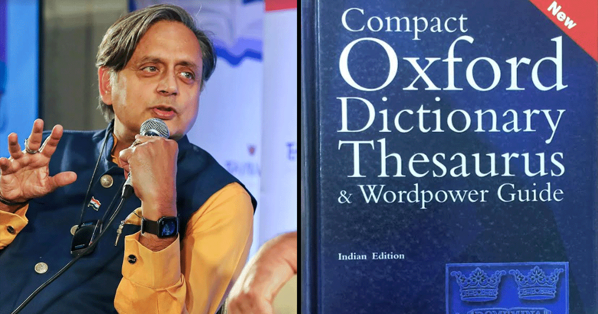 A Man Came Armed With A Dictionary To Listen To Shashi Tharoor And TBH It’s Understandable