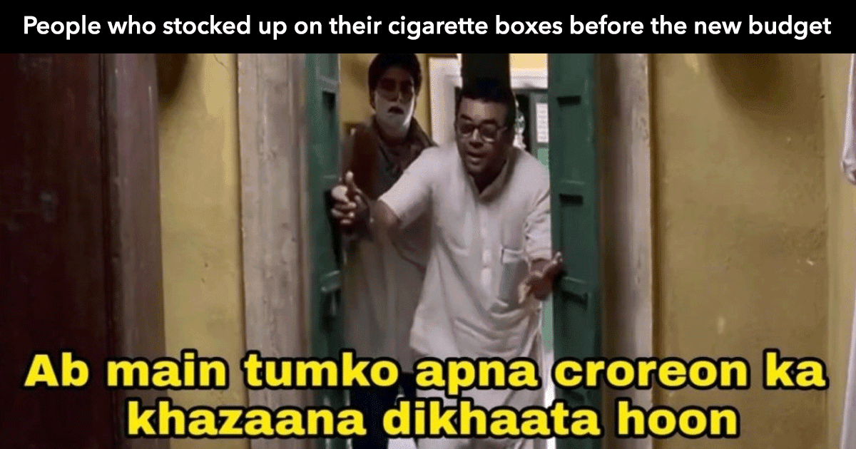 Budget 2023: Scandalised By Price Hike, Cigarette Lovers Are Coping Via Memes On Twitter