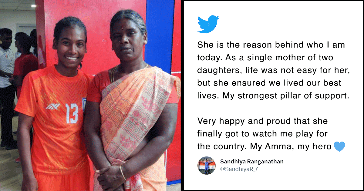 Indian Striker Sandhiya Ranganathan Shares A Note For Her Mother That Has Left Many Emotional